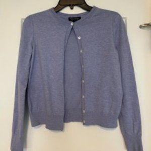 Lavender cardigan from Banana Republic